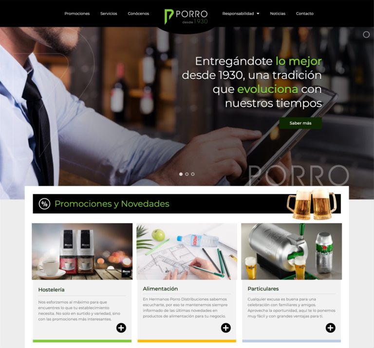 Proyecto Web Distribuciones Porro